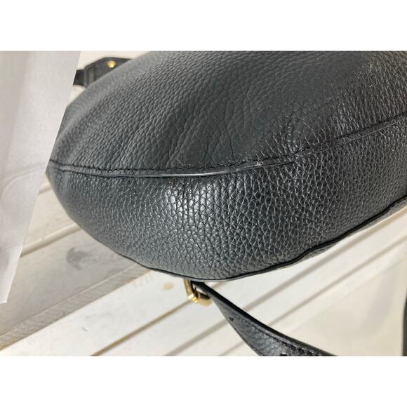 MICHAEL KORS MEDIUM PEBBLED LEATHER GOLD STUDS CROSSBODY BAG - Picture 11 of 16